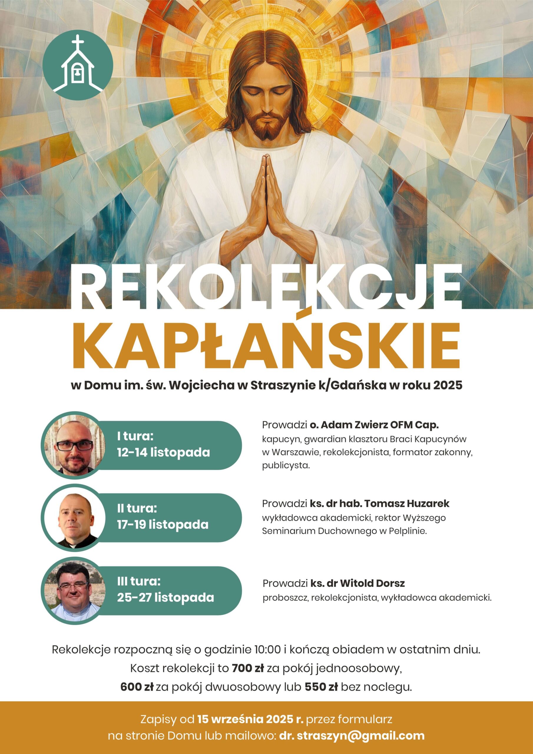 rekolekcje kapłańskie 2025